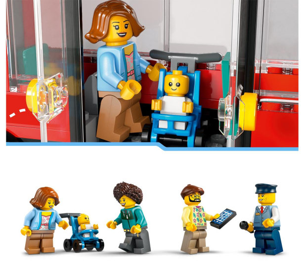 LEGO CITY 60407 Czerwony, piętrowy autokar - 1248595 - zdjęcie 4